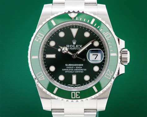 rolex green dial men|rolex submariner green dial price.